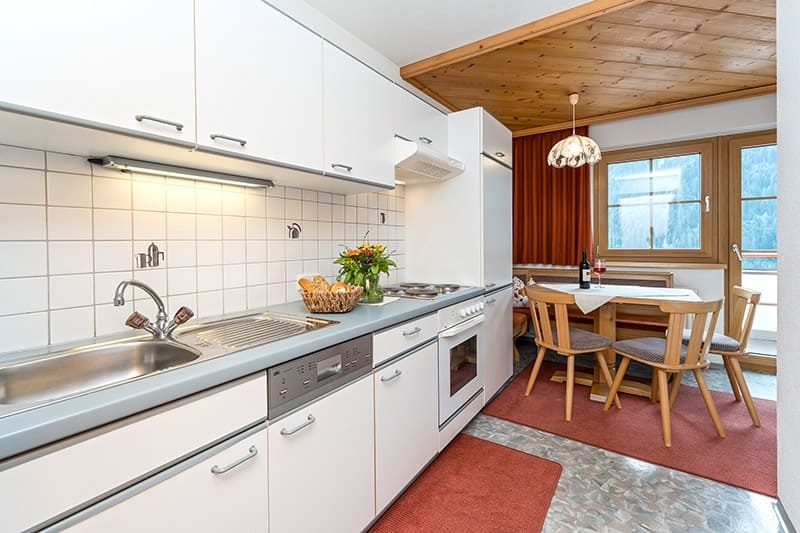 Appartement Sophie mit Küche und Sitzecke in Kappl